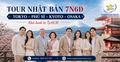 Tour Nhật Bản 7N6Đ Tokyo - Phú Sĩ - Kyoto - Osaka Từ TpHCM