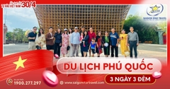 Tour Phú Quốc 3 Ngày 3 Đêm Lễ 30/4 | Xe Giường Nằm + Tàu Cao Tốc [2026]