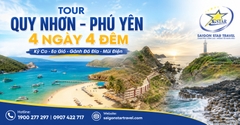 Tour Quy Nhơn Phú Yên 4 Ngày 4 Đêm Từ TpHCM – Kỳ Co, Eo Gió, Gành Đá Đĩa, Mũi Điện