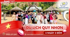 Tour Quy Nhơn Phú Yên Lễ 30/4 3N3Đ Từ TpHCM | Xe Giường Nằm, Buffet Hải Sản