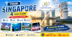 Tour Singapore 4 Ngày 3 Đêm Từ TpHCM: Merlion Park, Gardens By The Bay, Sentosa, SEA Aquarium