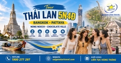 Tour Thái Lan 5N4Đ: Bangkok - Pattaya - Nong Nooch - Chocolate Ville