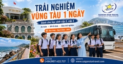 Tour Học Sinh Vũng Tàu 1 Ngày: Bảo Tàng - Bạch Dinh - Trải Nghiệm Biển Cho THCS, THPT