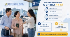 Visa Thăm Thân Hàn Quốc: C-3-1, F-1-5 & Hồ Sơ | Saigon Star Travel