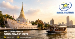 Tour Thái Lan Bangkok Pattaya 5N4Đ Từ TpHCM: Wat Arun, Baiyoke Sky