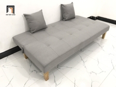 I3 Set ghế sofa giường nhỏ gọn SFG màu xám ghi dài 1m72 giá rẻ
