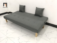 F4 Bộ ghế sofa giường nằm gấp gọn SFG dài 1m72 xám lông chuột