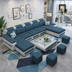 G4 Sofa U UT89 Attica dài 3m phong cách sang trọng cho gia đình