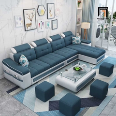 G4 Sofa U UT89 Attica dài 3m phong cách sang trọng cho gia đình