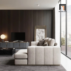 H2 Sofa Chữ U UT67 Loren 3m Đẹp Cho Phòng Khách Gia Đình
