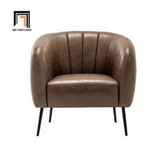 F2 Ghế sofa đơn da công nghiệp DT10 Indianola kiểu dáng cong