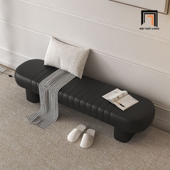 I3 Ghế đôn sofa bọc da SB27 Hinson thiết kế đẹp chuẩn hiện đại