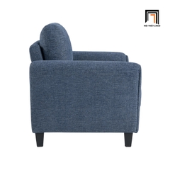 J1 Ghế sofa đơn xanh đậm vải bố nỉ DT100 Arsaluis giá rẻ cho căn hộ