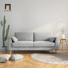 E3 Bộ ghế sofa giá rẻ màu vàng KT114 Ufor phòng khách chung cư