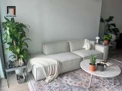 A2 Sofa băng dài 2m1 BT244 Cary giá rẻ cho phòng khách chung cư