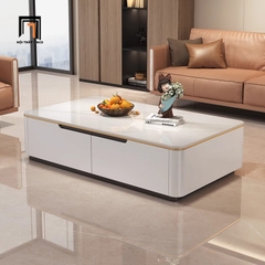 G1 Bàn sofa gia đình sang trọng BSF37 Tulu 1m mặt đá cao cấp