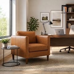 H1 Ghế sofa đơn 1 nệm ngồi DT38 Clifford da công nghiệp sang trọng