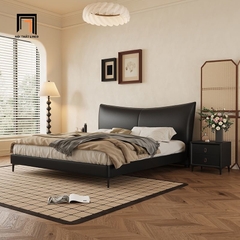 C1 Giường ngủ bọc da cao cấp GN96 Aubrey 1m6 cho gia đình