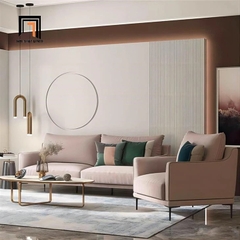 J2 Bộ ghế sofa vải nhung nỉ xám KT145 Chenille giá rẻ phòng khách