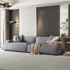 E2 Sofa băng hiện đại màu xám BT179 Station 2m4 căn hộ chung cư