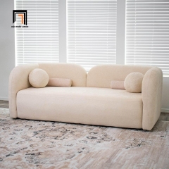 E1 Ghế sofa băng cong đẹp BT262 Utah dài 2m bọc vải nỉ mềm