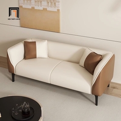 G1 Set ghế sofa phòng khách phối màu da đẹp KT155 Teresa trẻ trung
