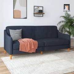 I3 Ghế sofa giường nằm xám than GB17 Jasper dài 1m9 cho văn phòng