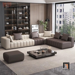 C5 Ghế sofa góc chữ L phòng khách đẹp GT269 Sudie 3m1 x 1m5 da Pu
