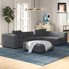 D5 Bộ ghế sofa góc chữ U phòng khách GT3 Kingee 2m5 x 1m6 giá rẻ