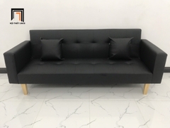 I4 Set ghế sofa giường gấp gọn 2m GBL2 da Pu màu đen giá rẻ
