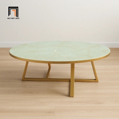 D1 Bàn trà phòng khách kính giả đá 1m x 50 BTPK1 Sergee giá rẻ