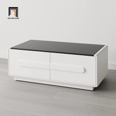 B1 Bàn trà phòng khách hiện đại 1m x 50 BTPK42 Adamu 2 hộc kéo