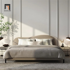 Giường ngủ vải nhung nỉ đẹp GN52 Jalyn 1m6 x 2m giá rẻ