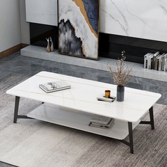 N2 Bàn sofa mặt đá chữ nhật hiện đại BSF4 Lenge 1m1 x 55 sang trọng