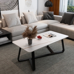 K1 Bàn sofa mặt đá chữ nhật BSF1 Crosso 1m văn phòng làm việc