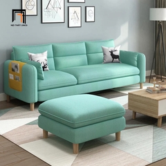 A5 Bộ ghế sofa băng kèm đôn vuông BT197 Colton 2m1 cho phòng khách