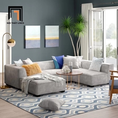 D5 Bộ ghế sofa góc chữ U phòng khách GT3 Kingee 2m5 x 1m6 giá rẻ