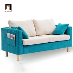 G1 Bộ ghế sofa phối màu nỉ đẹp KT81 Kiddy cho phòng khách nhỏ