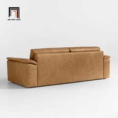 B1 Ghế sofa băng gia đình cao cấp BT311 Wythe 1m9 da giả màu nâu