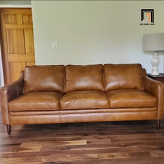 D3 Ghế sofa băng cao cấp BT33 Abbot 2m da giả sang trọng