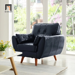 K1 Bộ ghế sofa văn phòng xanh đậm KT109 Rothry da công nghiệp