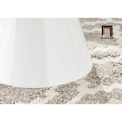 Y1 Bàn trà mặt đá xinh xắn 60cm BSF53 Aripine phòng khách chung cư