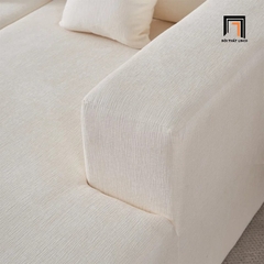 B3 Set Ghế Sofa Chữ U Giá Rẻ UT17 Dade 3m1 Màu Trắng Kem