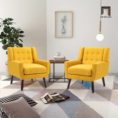 F3 Ghế sofa đơn gia đình vải nỉ DT96 Uixe màu xanh dương