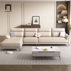 A6 Ghế sofa băng da 2m4 cao cấp BT116 Tazrou phòng khách đẹp