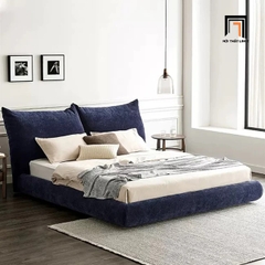 Giường ngủ cao cấp GN42 Tory màu xanh dương đậm