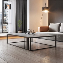 O2 Bàn sofa chữ nhật mặt đá xám BSF83 Smartee dài 1m2 giá rẻ