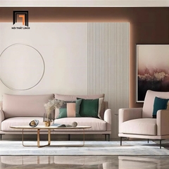 J2 Bộ ghế sofa vải nhung nỉ xám KT145 Chenille giá rẻ phòng khách