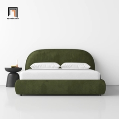 Giường ngủ xinh xắn cho chung cư GN63 Sadarius vải nhung
