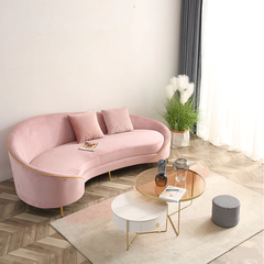 V2 Cặp bàn sofa mặt tròn BSF6 Colen phòng khách gia đình xinh xắn